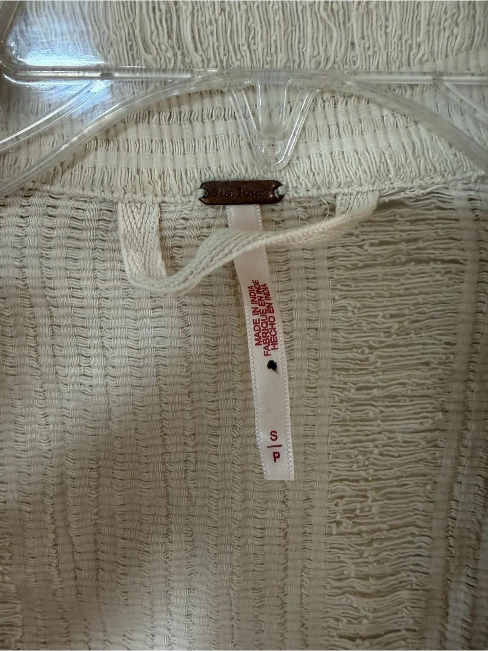 Free People cropped open